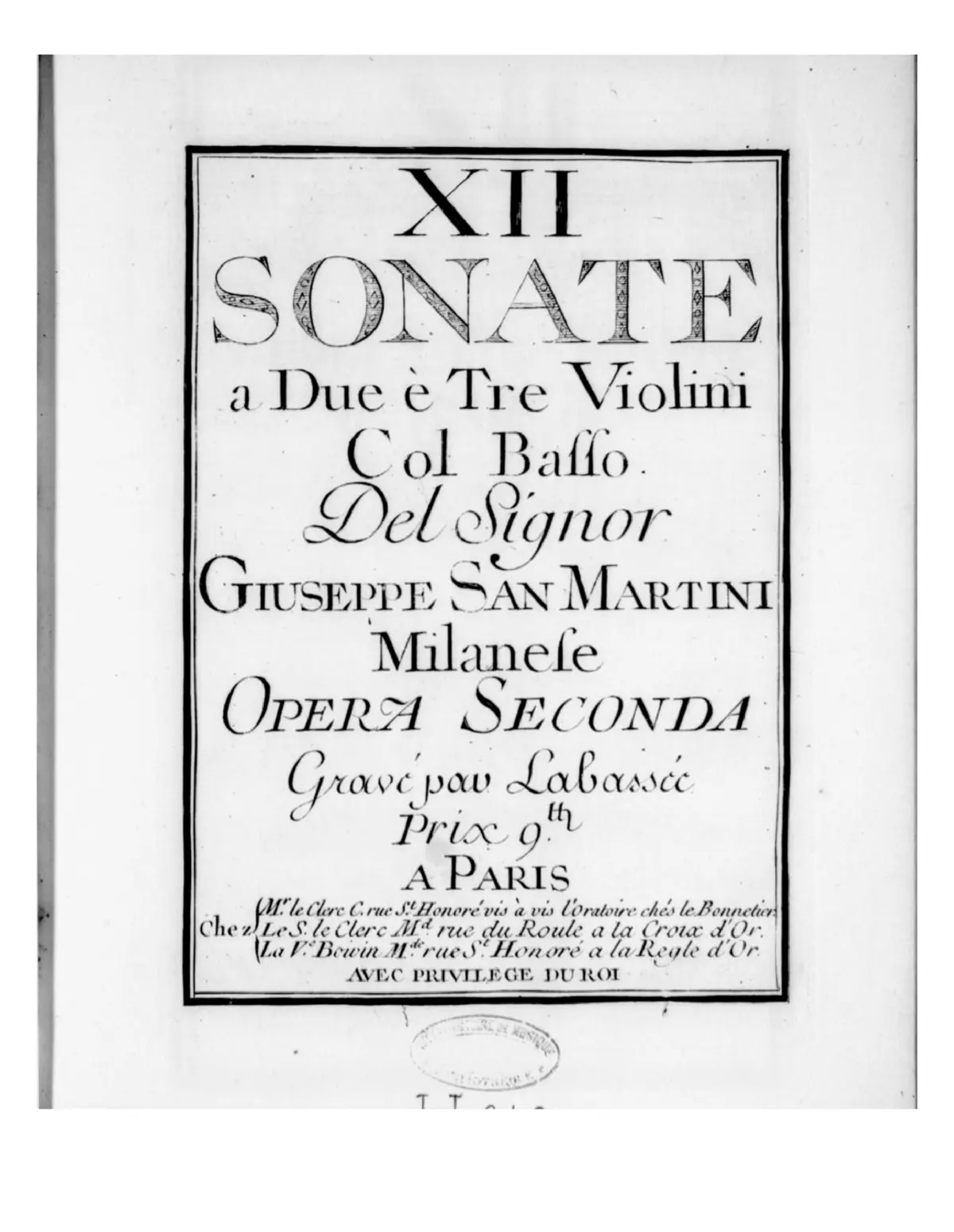 12 Sonatas - Page 1