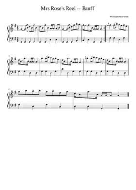 Mrs Rose's Reel -- Banff