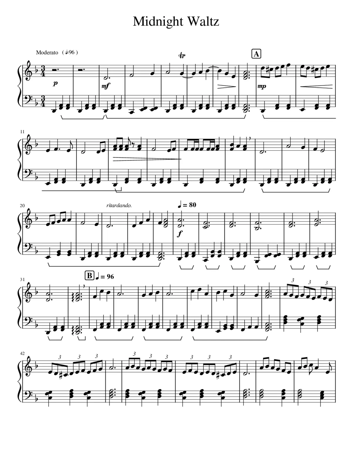 Midnight Waltz - Page 1