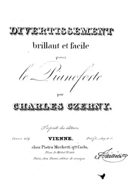 Divertissement brillant et facile