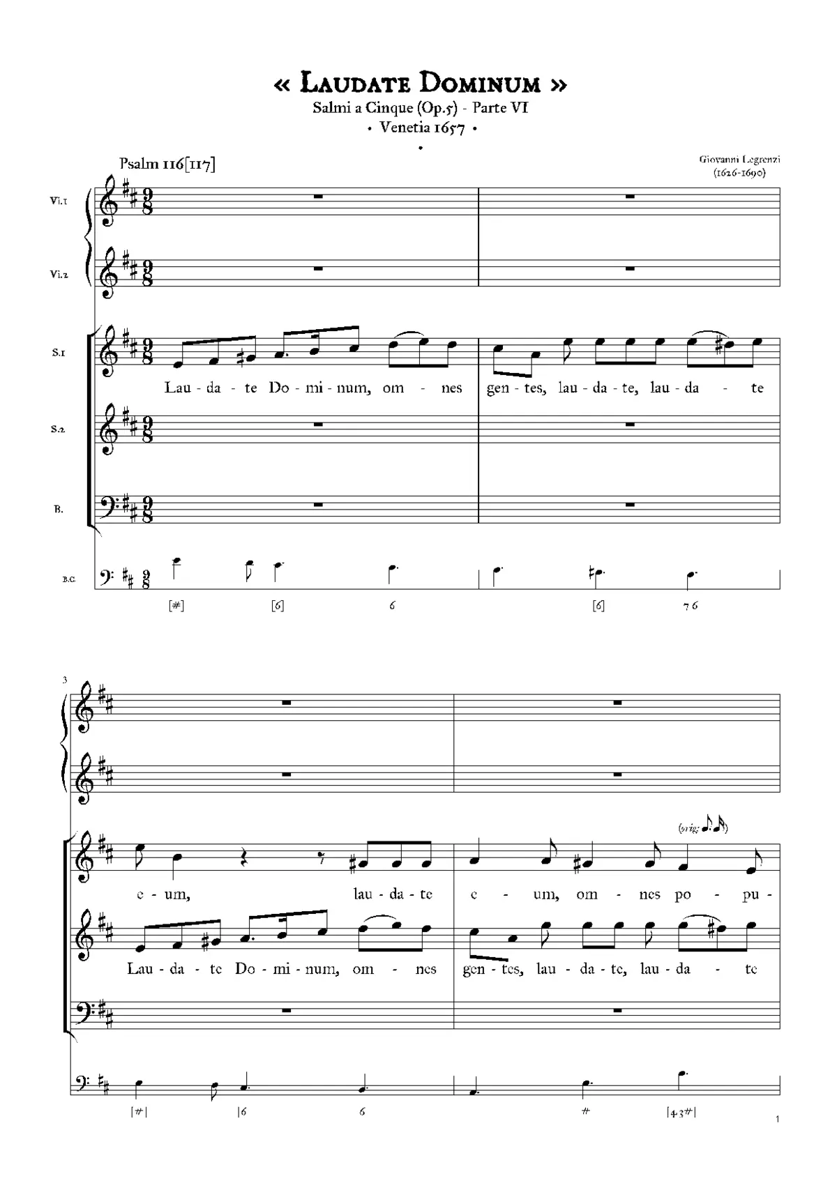 Laudate Dominum - Page 1