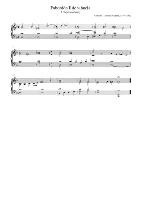 Fabordon I de vihuela