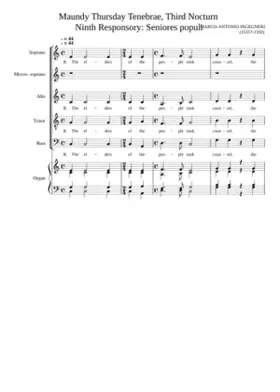 The Elders of the People Took Counsel