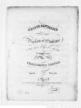 Petite Fantaisie pour Violon et Guitare