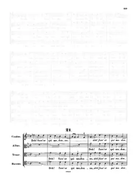 Deh, fuss'or qui madonna