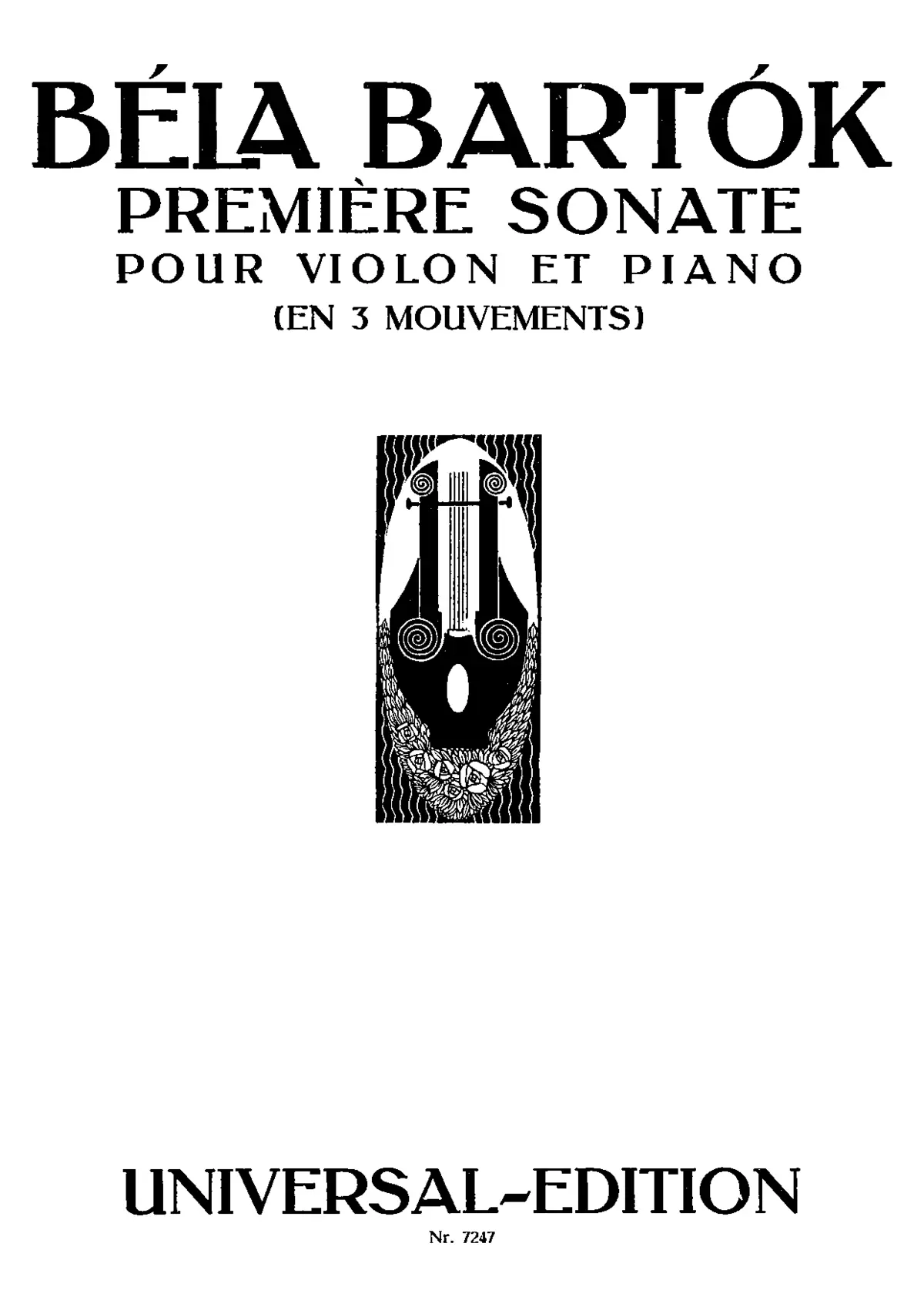 Violin Sonata No.1 - Page 1