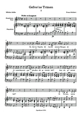 Gefror’ne Thränen