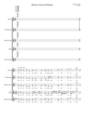 Revecy venir du Printans (also: Revoicy venir du printemps)