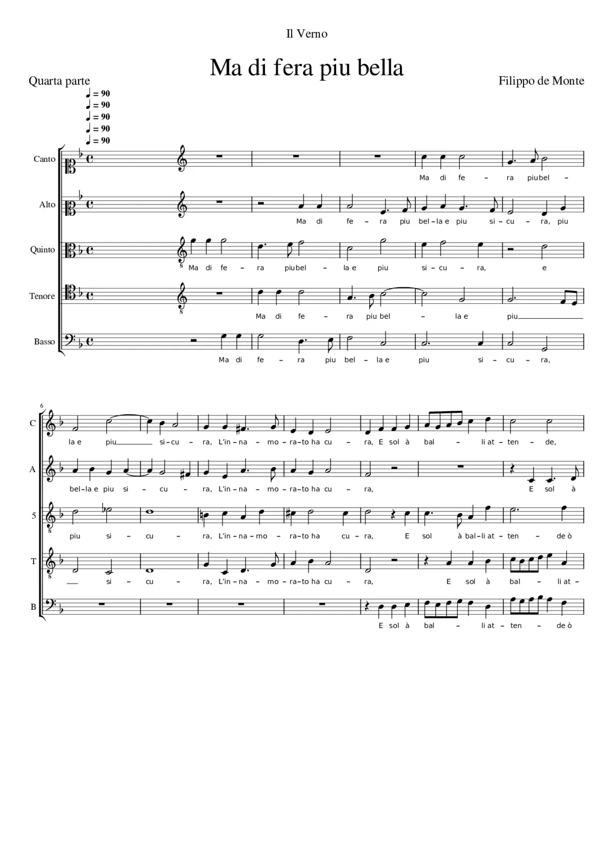 Ma di fera piu bella - Page 1