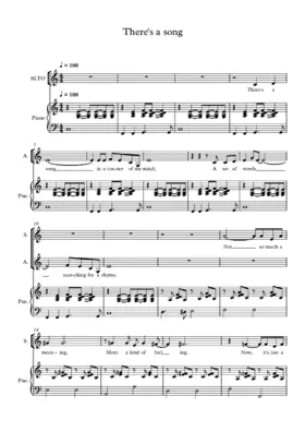 There's a song