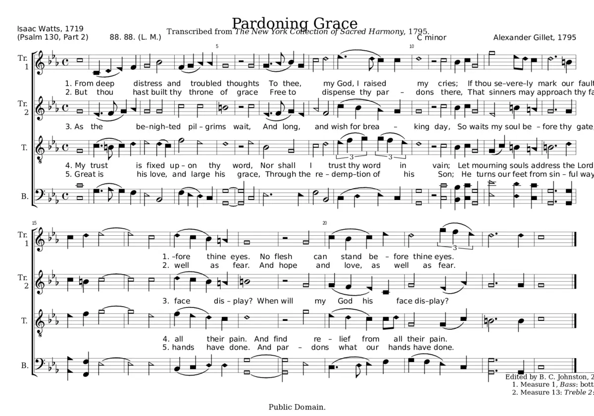 Pardoning Grace - Alexander Gillet - Page 1