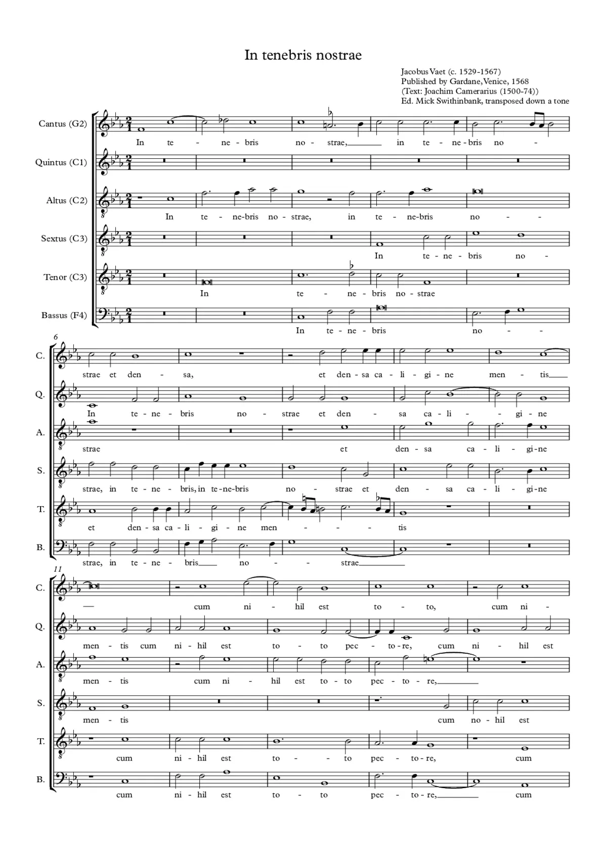 In tenebris nostrae - Page 1