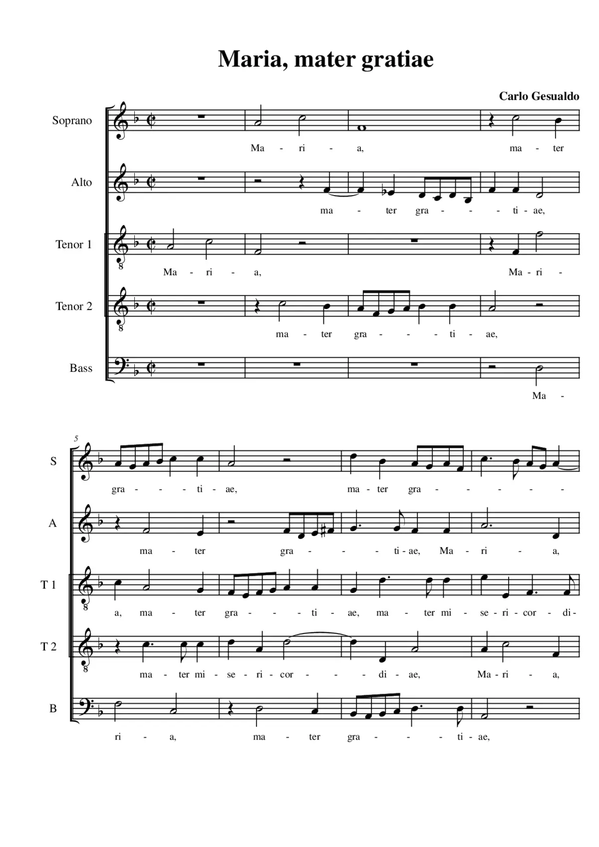Maria, mater gratiae - Page 1