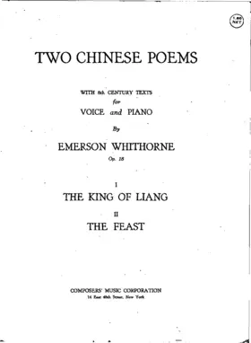 2 Chinese Poems