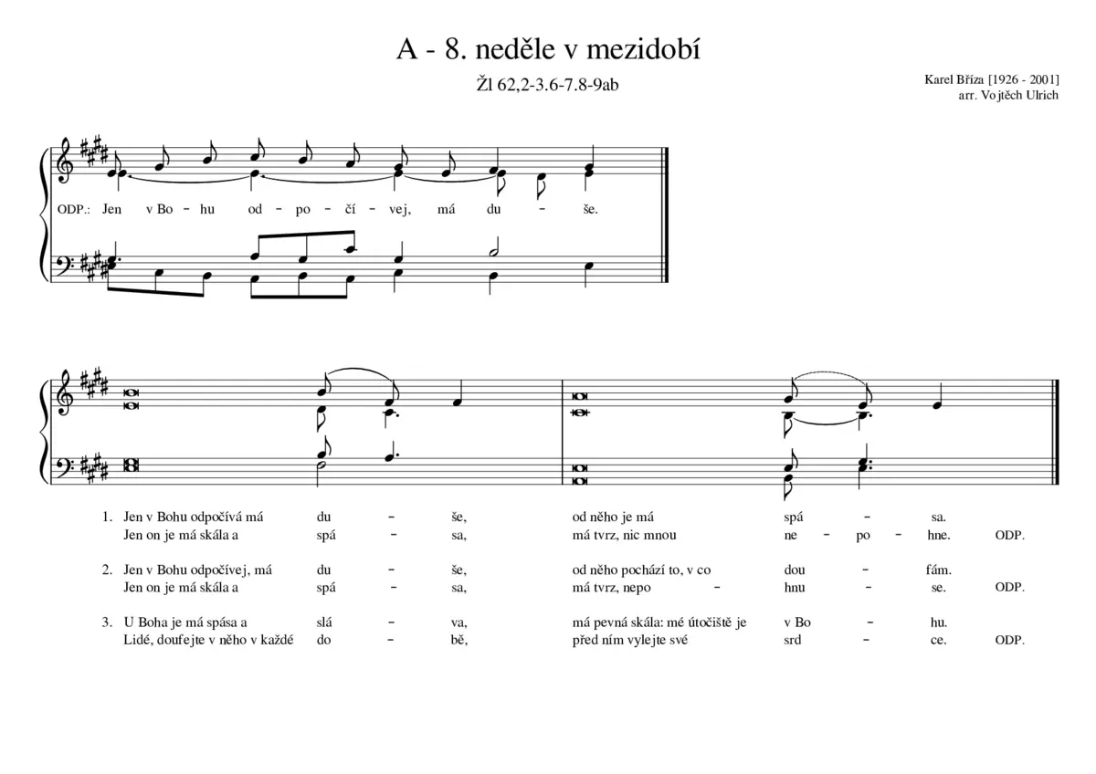 A - 8. neděle v mezidobí - Page 1