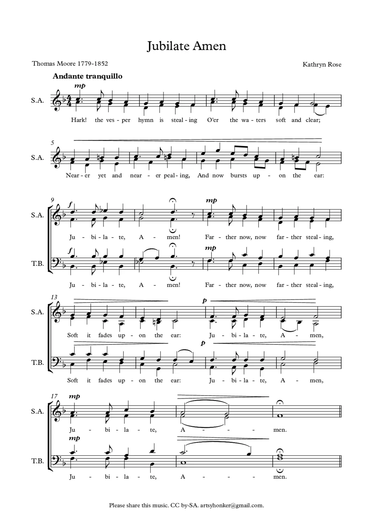 Jubilate Amen - Page 1
