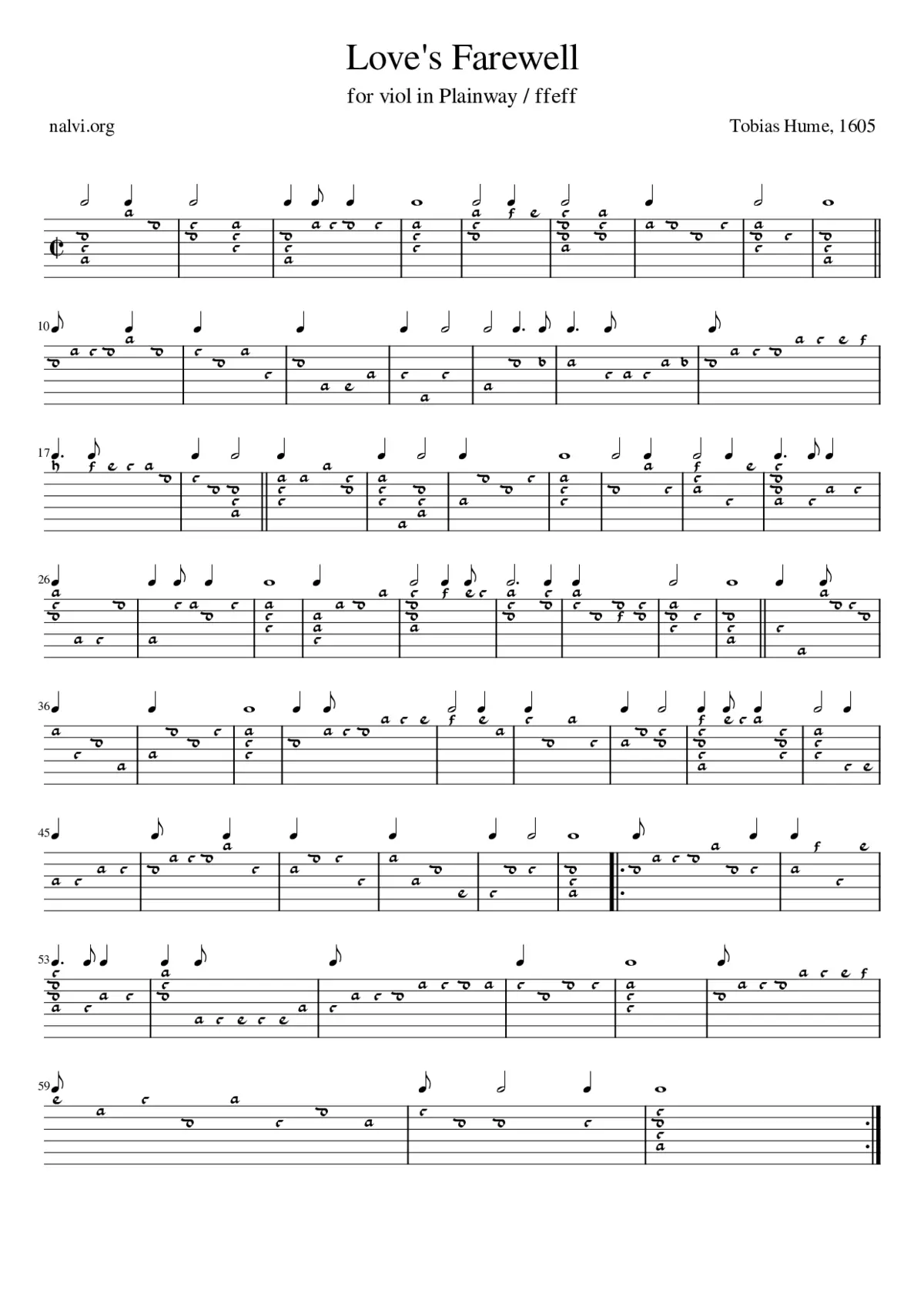 Love's Farewell - Page 1