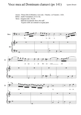 Voce mea ad Dominum clamavi