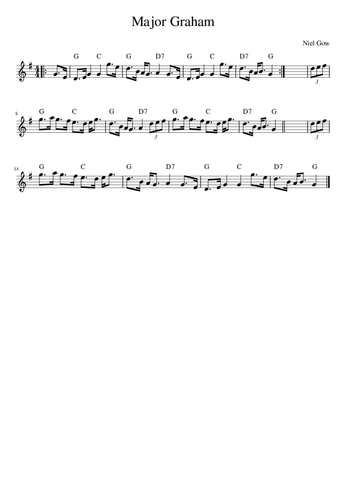 Major Graham - Page 1