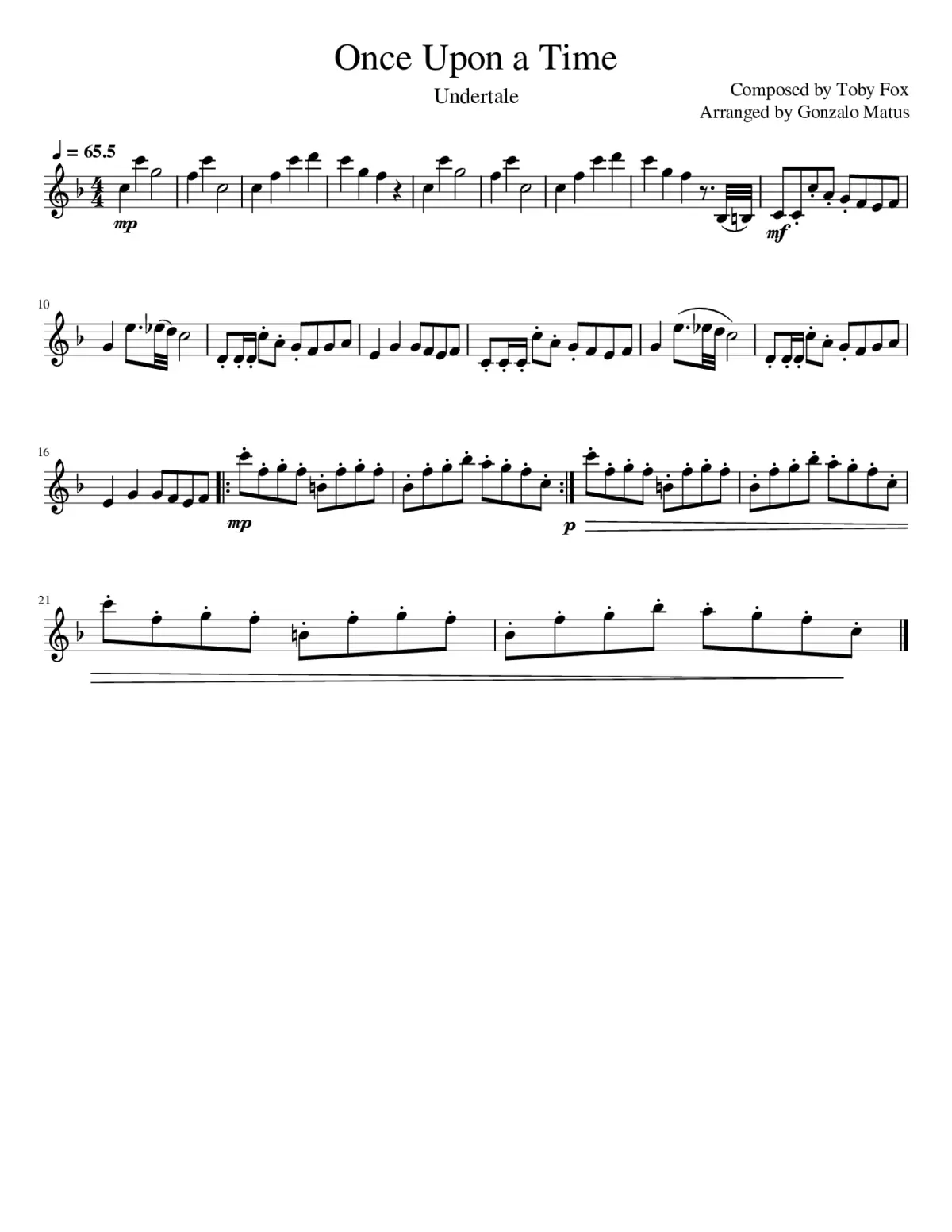 Once Upon A Time - Page 1