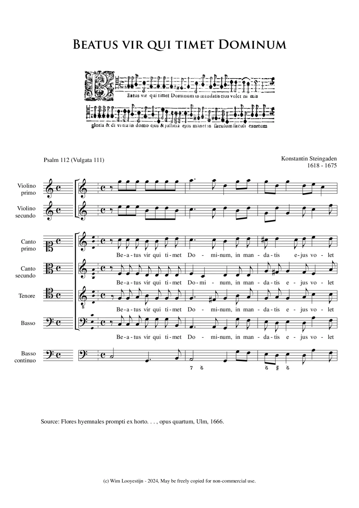 Beatus vir - Page 1