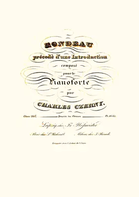 Rondeau précédé d'une introduction
