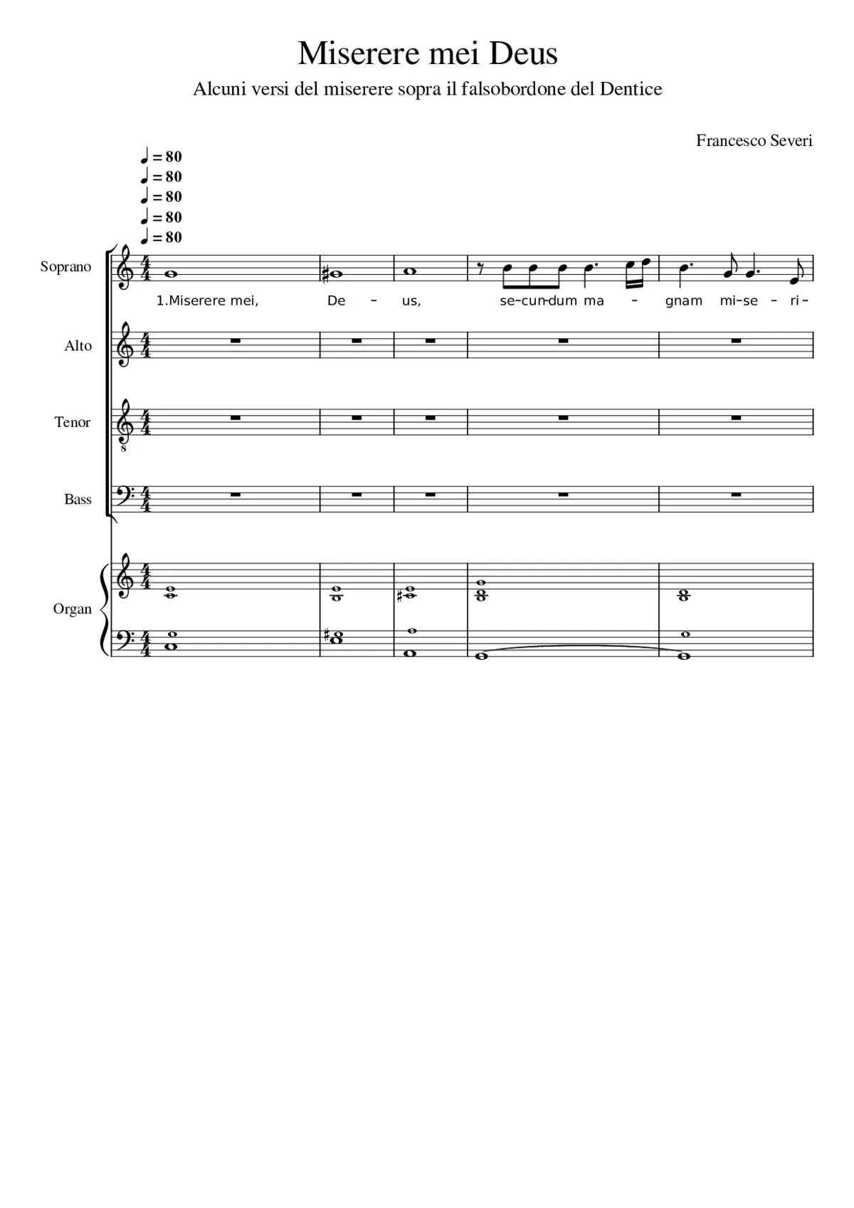 Miserere mei Deus - Page 1
