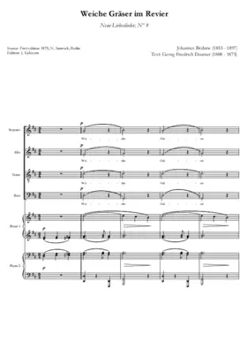 Weiche Gräser im Revier, Op. 65, No. 8