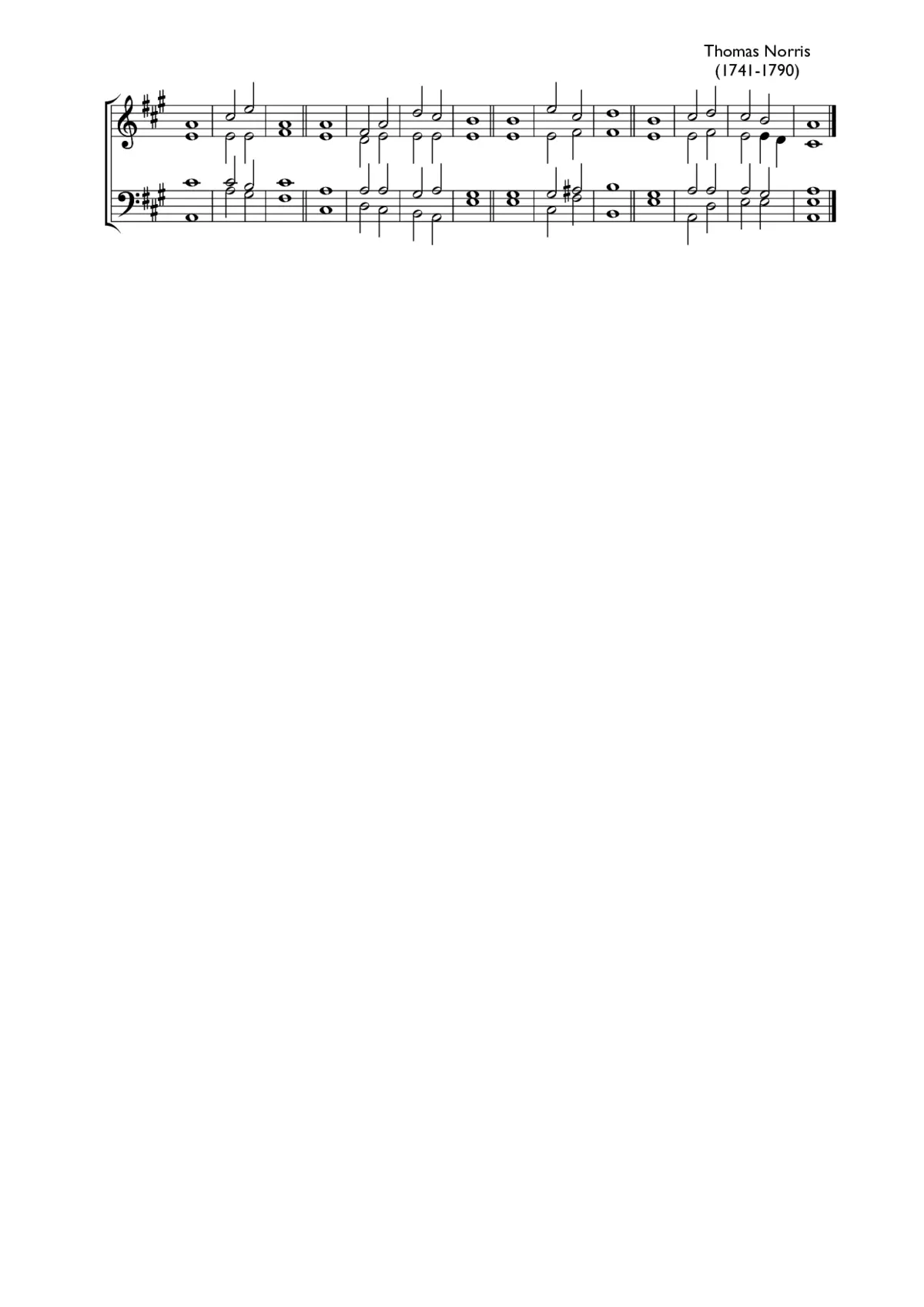 Double chant in A flat major - Page 1
