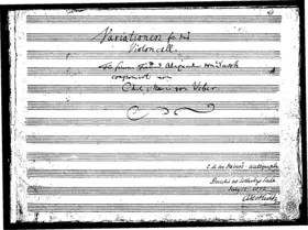 Variations for Cello and Orchestra in D minor