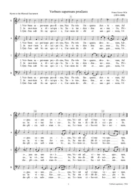 Verbum supernum prodiens