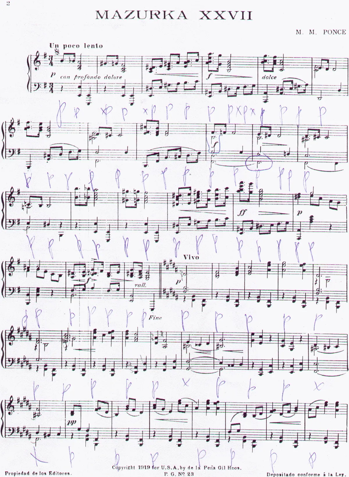 Mazurka XXVII - Page 1