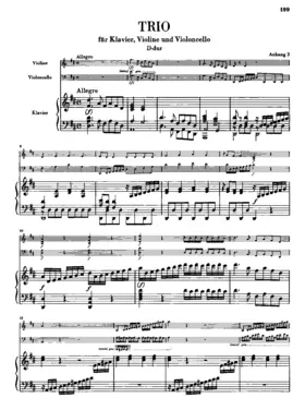 Piano Trio in D major