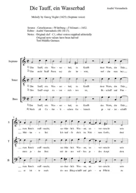 Die Tauff, ein Wasserbad