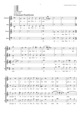 O beatum pontificem