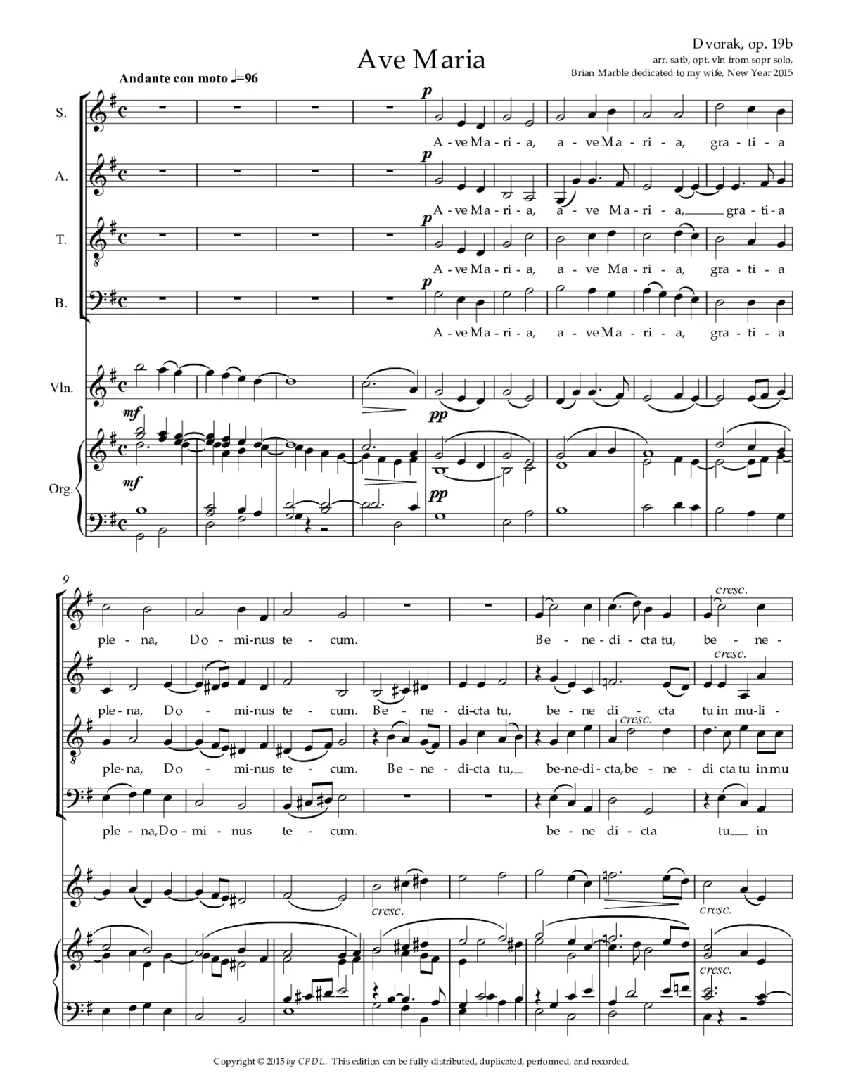 Ave Maria - Page 1