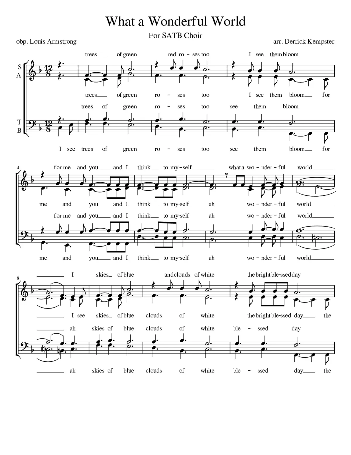 what a wonderful world - Page 1