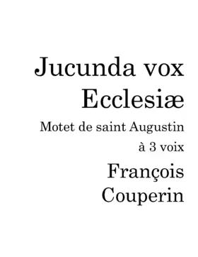 Jucunda vox Ecclesiae