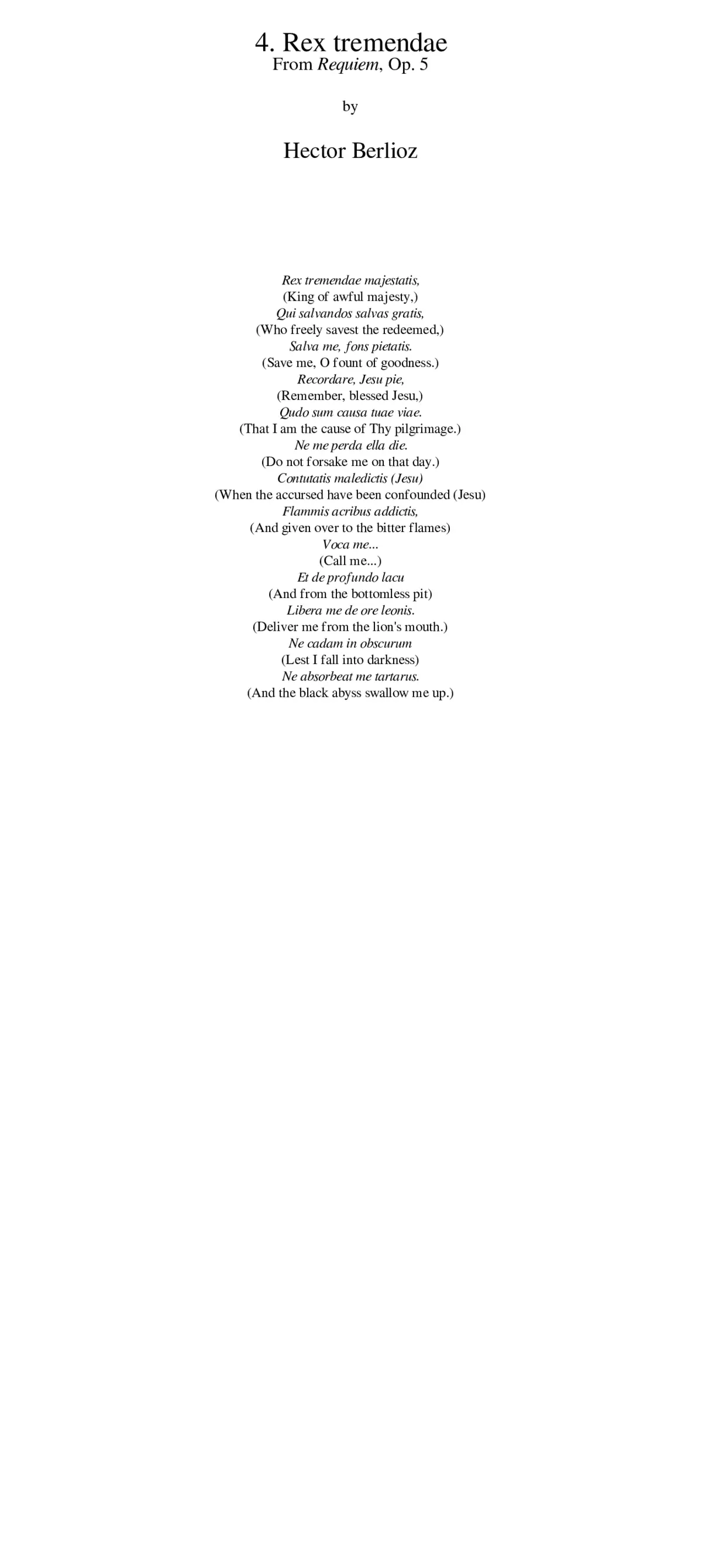 Grande messe des morts H 75 - Page 1