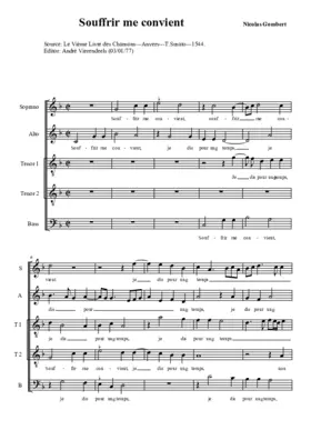 Souffrir me convient