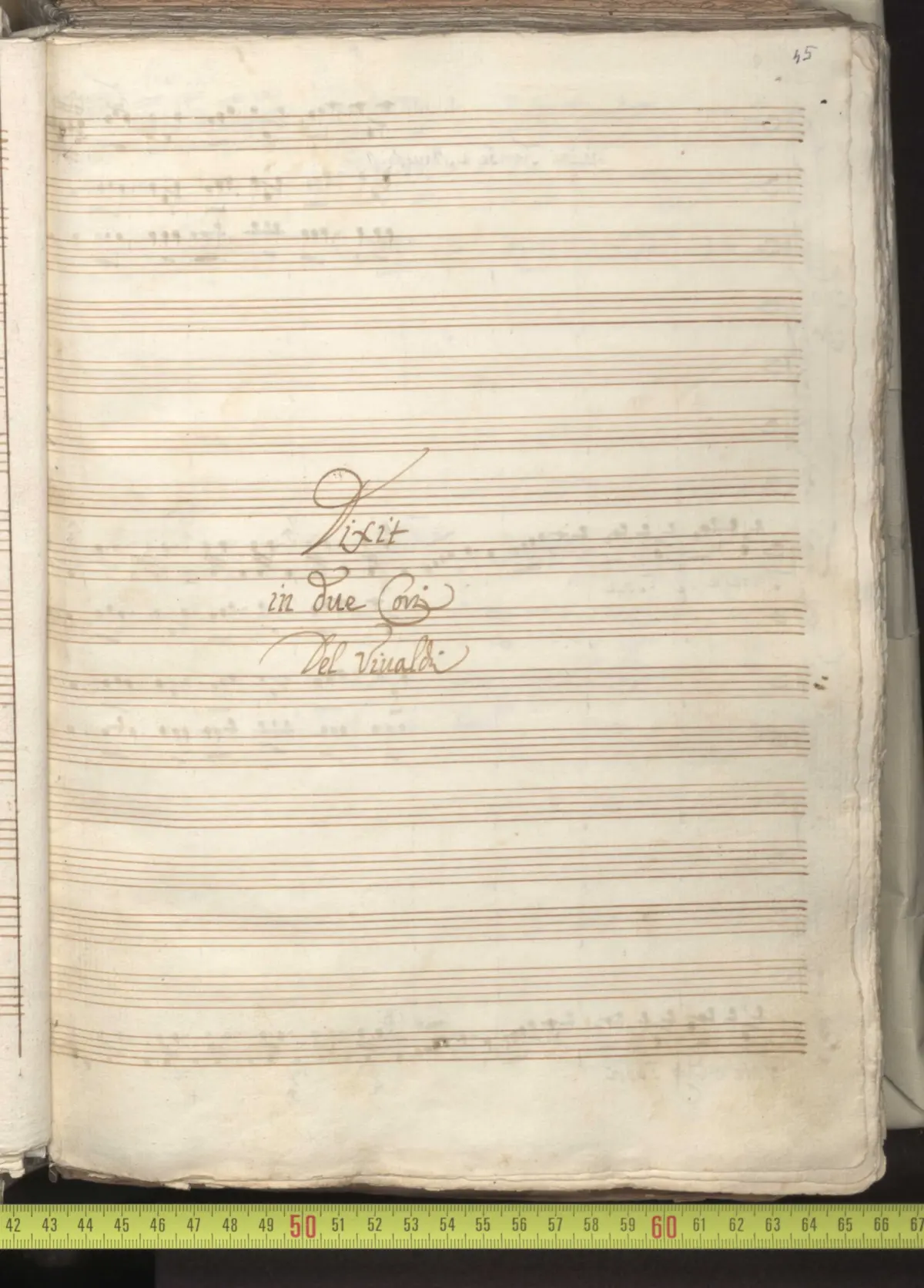 Dixit Dominus in D major, RV 594 - Page 1