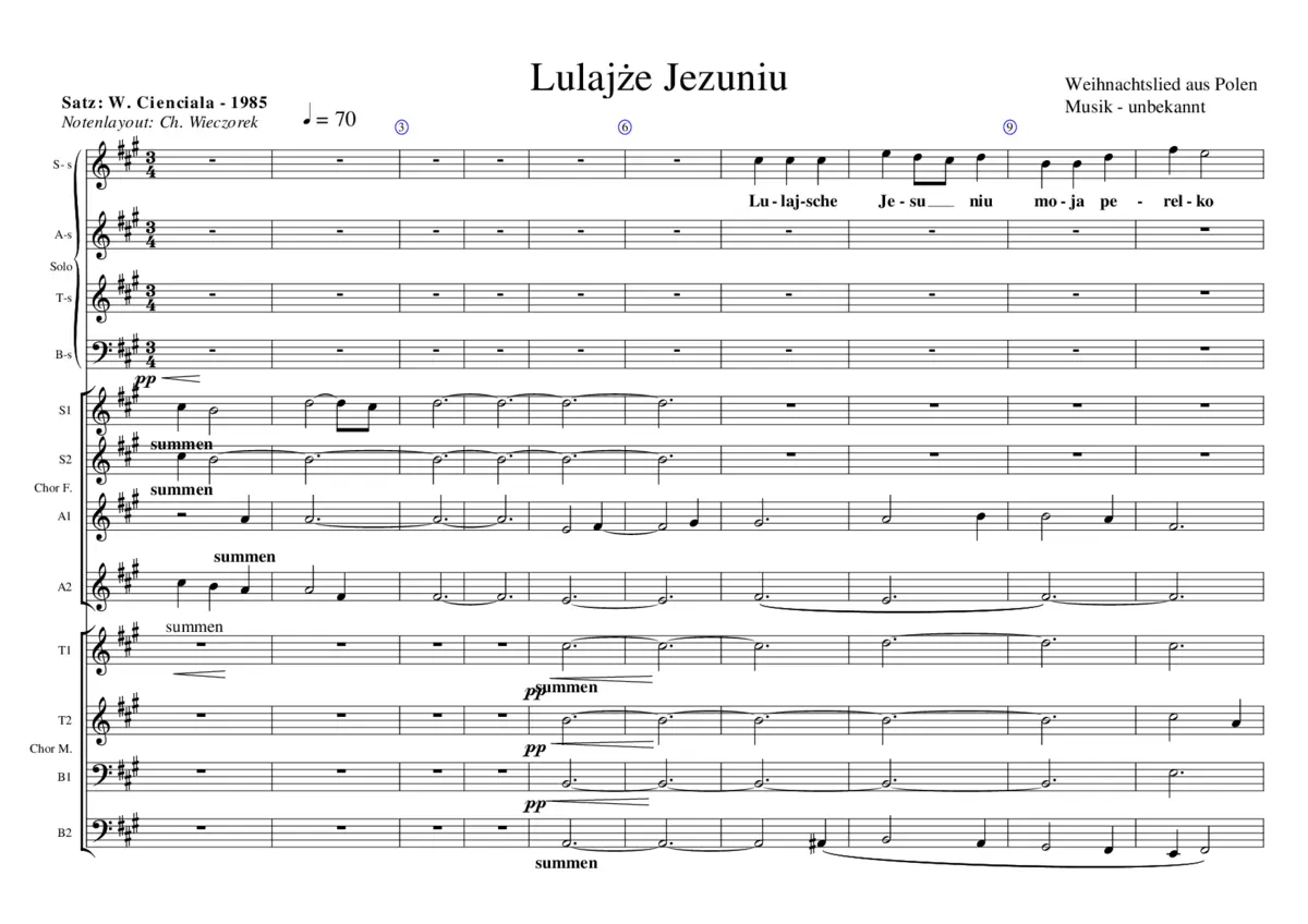 Lulajze Jesuniu - Page 1