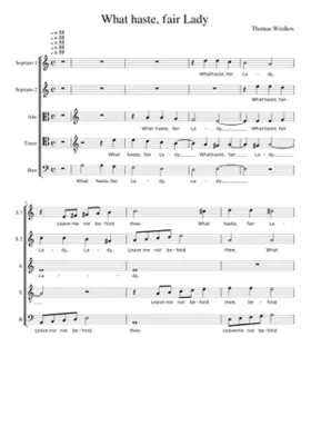 What haste fair Lady