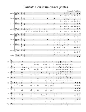 Laudate Dominum omnes gentes
