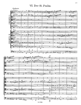 Herr, wer wird wohnen in deiner Hütten