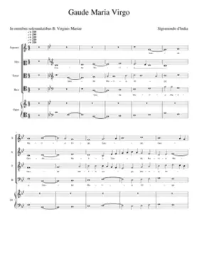 Gaude Maria Virgo