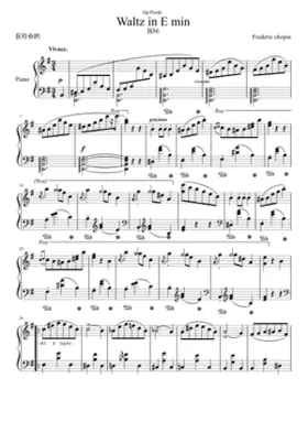 Waltz in E minor B.56