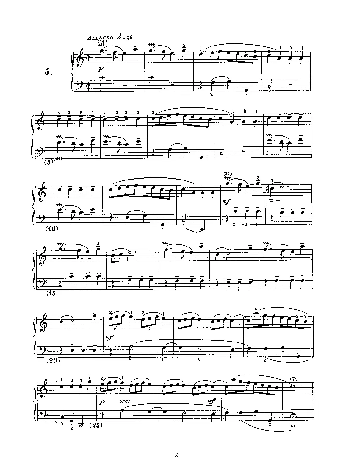 Keyboard Sonata in C major - Page 1