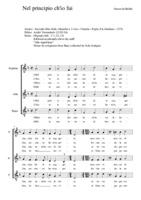 Nel principio ch'io fui