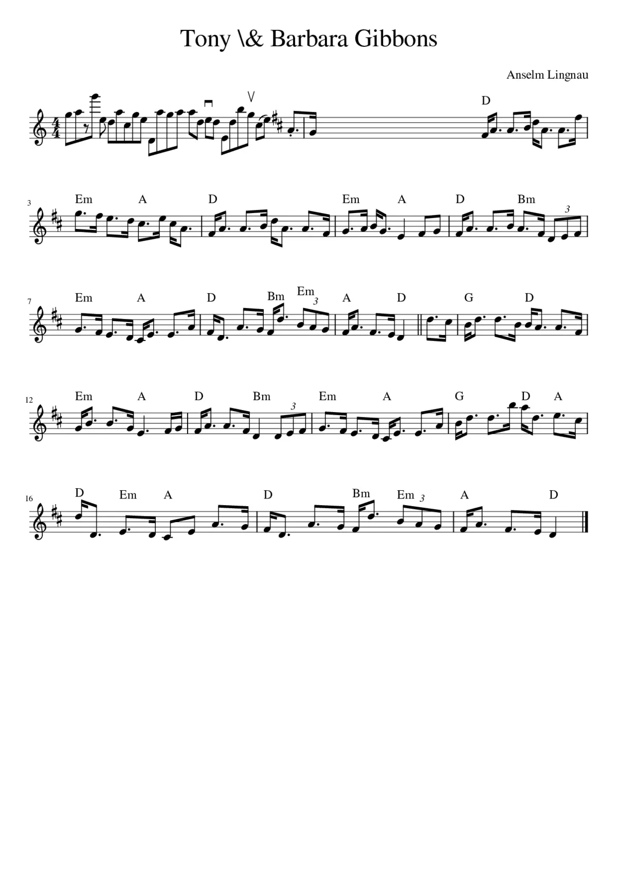 Tony \& Barbara Gibbons - Page 1